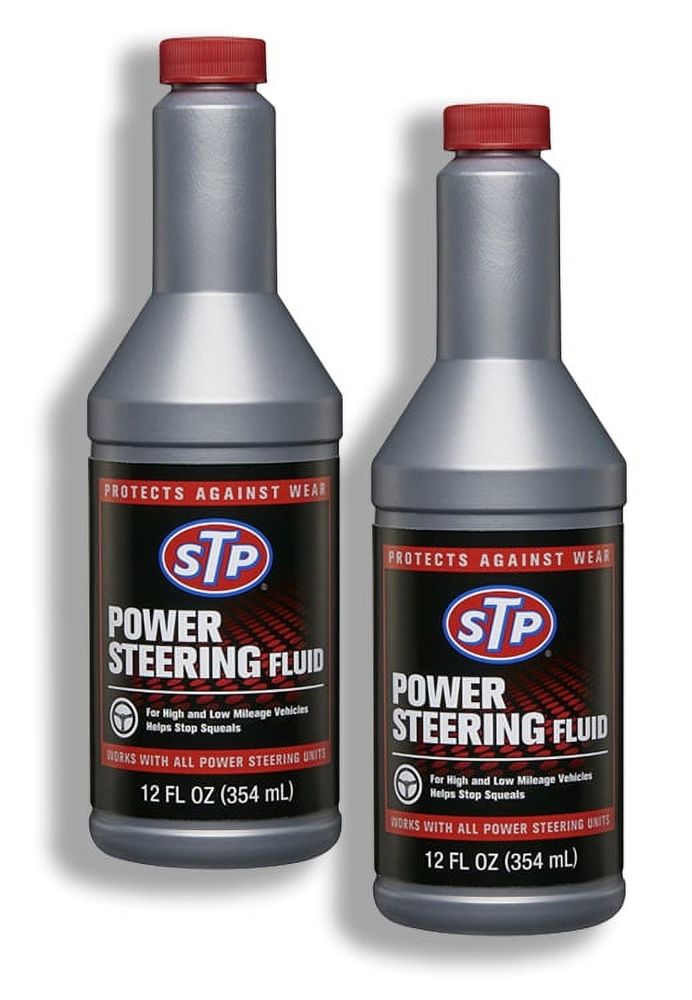 STP POWER STEERING FLUID & Stop Leaking, 12 Fl.oz, 2 Packs