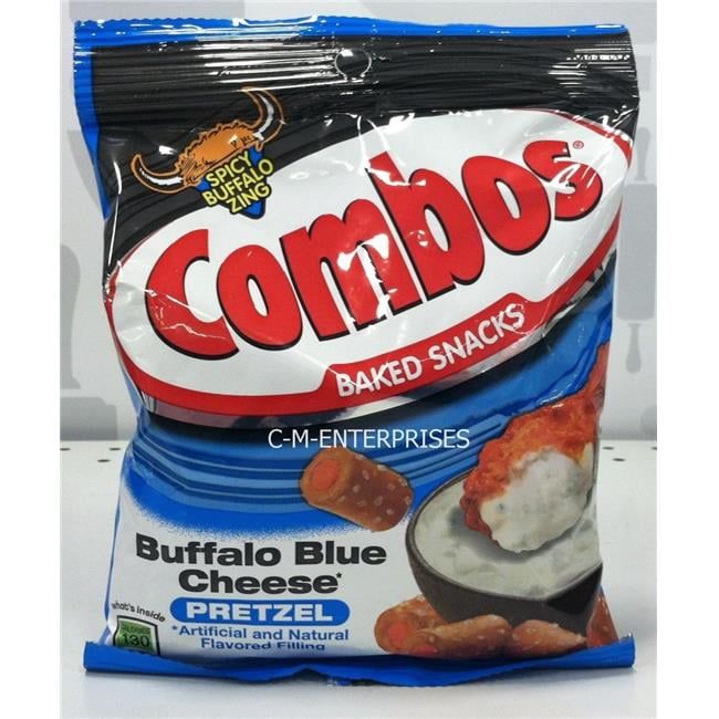 Combos Snacks Buffalo Blue Cheese Baked Pretzel Snacks - 6.3 oz Bag