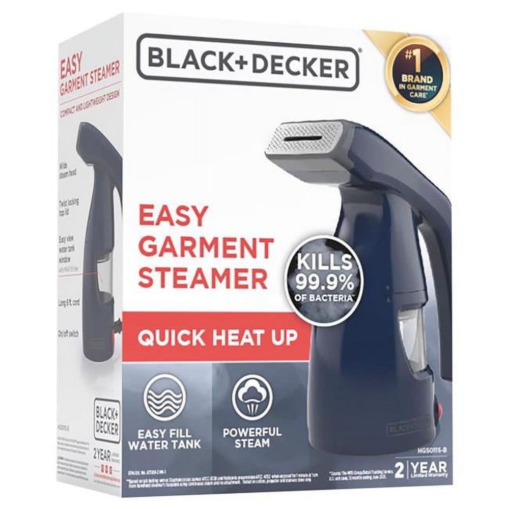 Black & Decker 6063648 Navy Garment Steamer