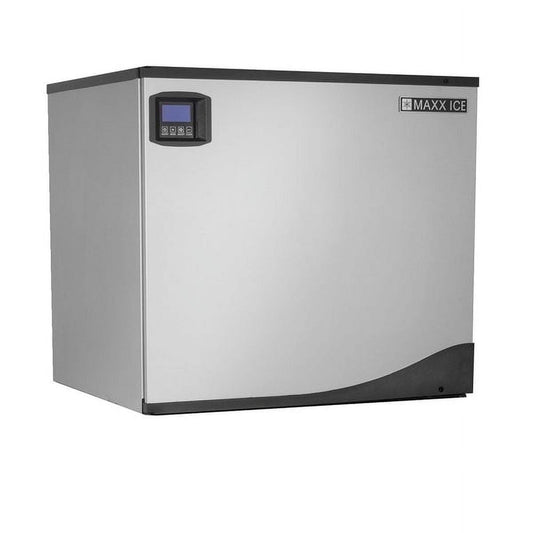 Maxx Ice Intelligent Series Modular Ice Machine, 30" Width, 513 lbs, Half Dice Ice Cubes, in Stainless Steel with Black Trim (MIM500NH)