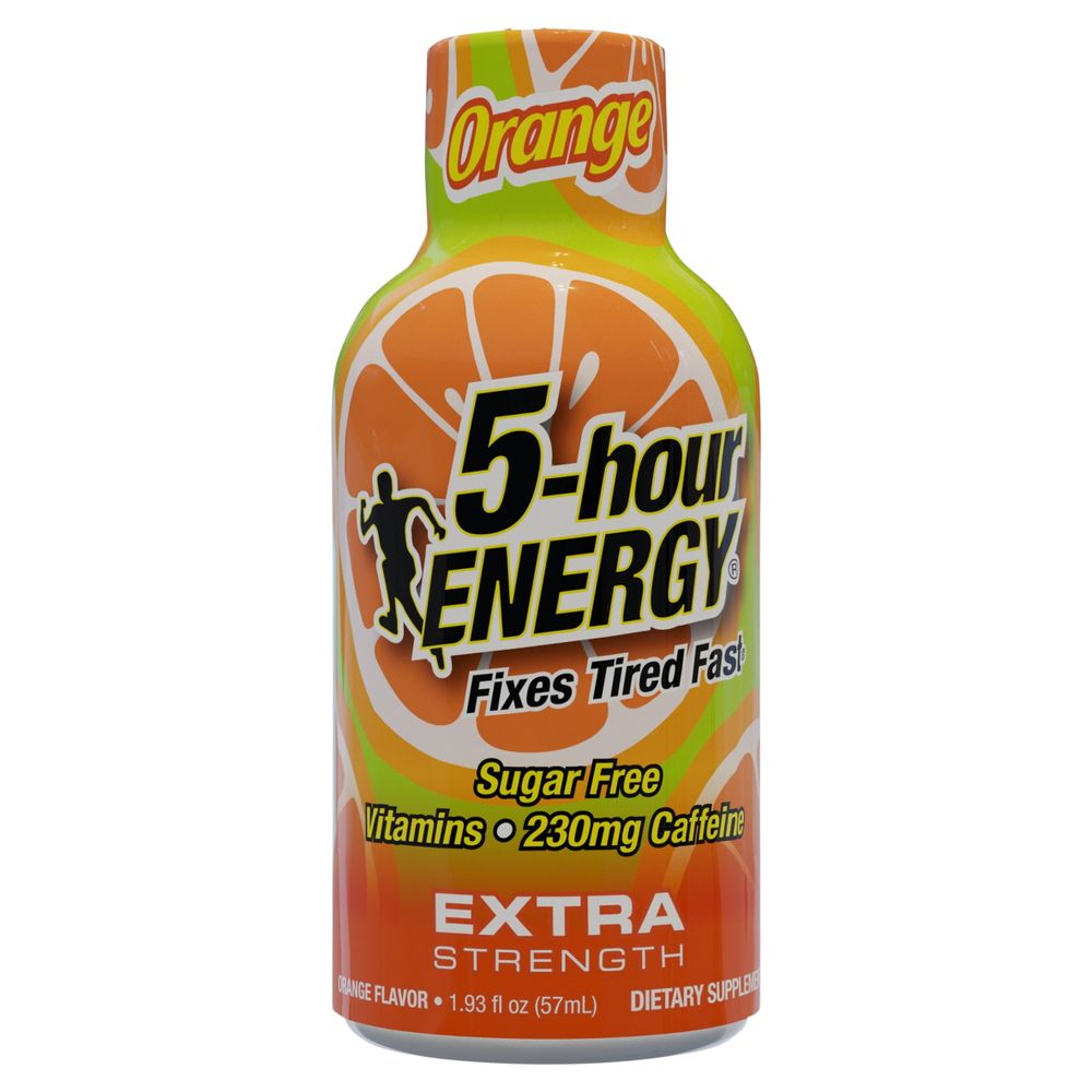 5-hour ENERGY Shot, Extra Strength, Orange, 2x12 Count