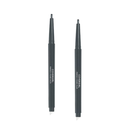 COVERGIRL Perfect Point Plus Self-Sharpening 2-pack Eyeliner Pencil, Long-Lasting, Easy Application Eyeliner Glides on Smoothly, Perfect Line Eyeliner Pencil