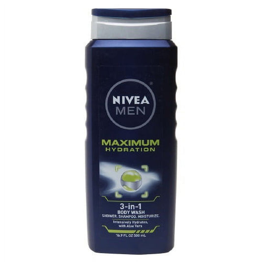 Nivea Men Maximum Hydration 3-In-1 Body Wash - 16.9 Oz