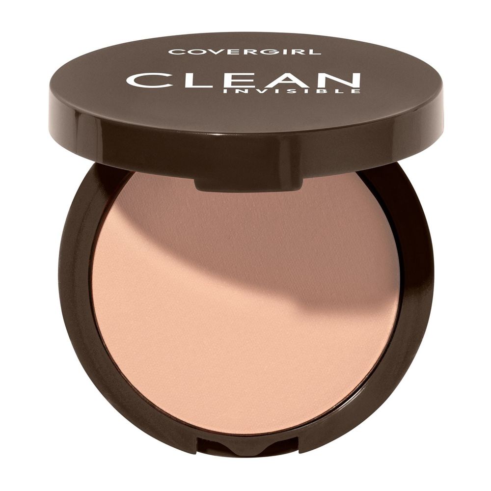 COVERGIRL Clean Invisible Pressed Powder, 130 Classic Beige, 0.38 oz