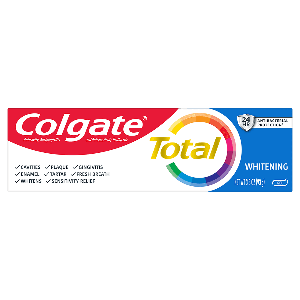 Colgate Total Whitening Mint Toothpaste Gel - 3.3 oz