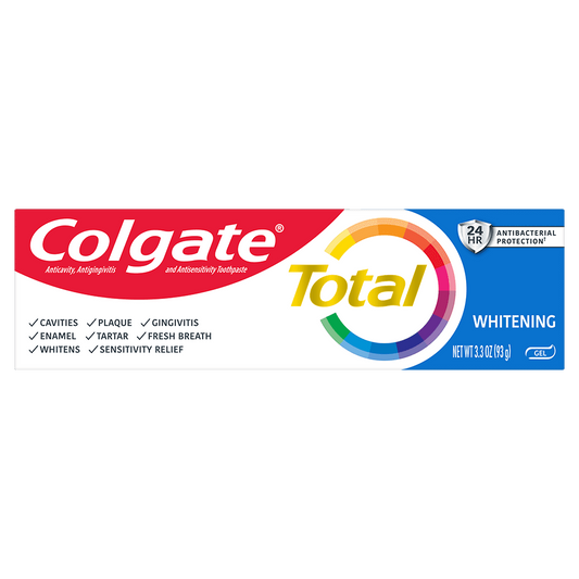 Colgate Total Whitening Mint Toothpaste Gel - 3.3 oz