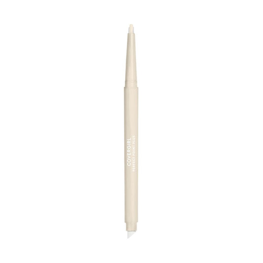 COVERGIRL Perfect Point Plus Eyeliner, 201 White Out, 0.008 oz, Long-Lasting, Versatile Black Eyeliner, Soft Smudging Tip, No Sharpening Needed