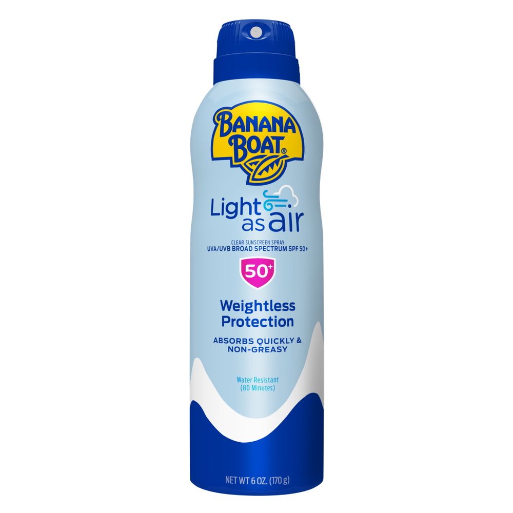 Banana Boat Light As Air Sunscreen Spray SPF 50, 6oz