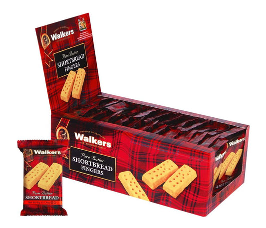 Walkers Shortbread Fingers Shortbread Cookies Snack Packs,1.4 Ounce (Pack of 24)