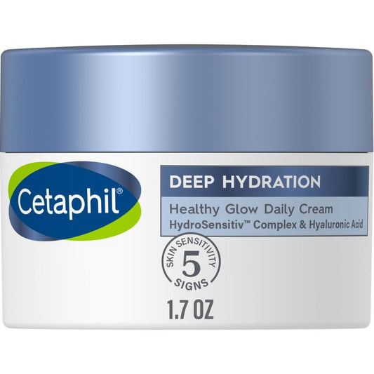 Cetaphil Deep Hydration Healthy Glow Daily 48 Hour Face Cream, 1.7 fl oz