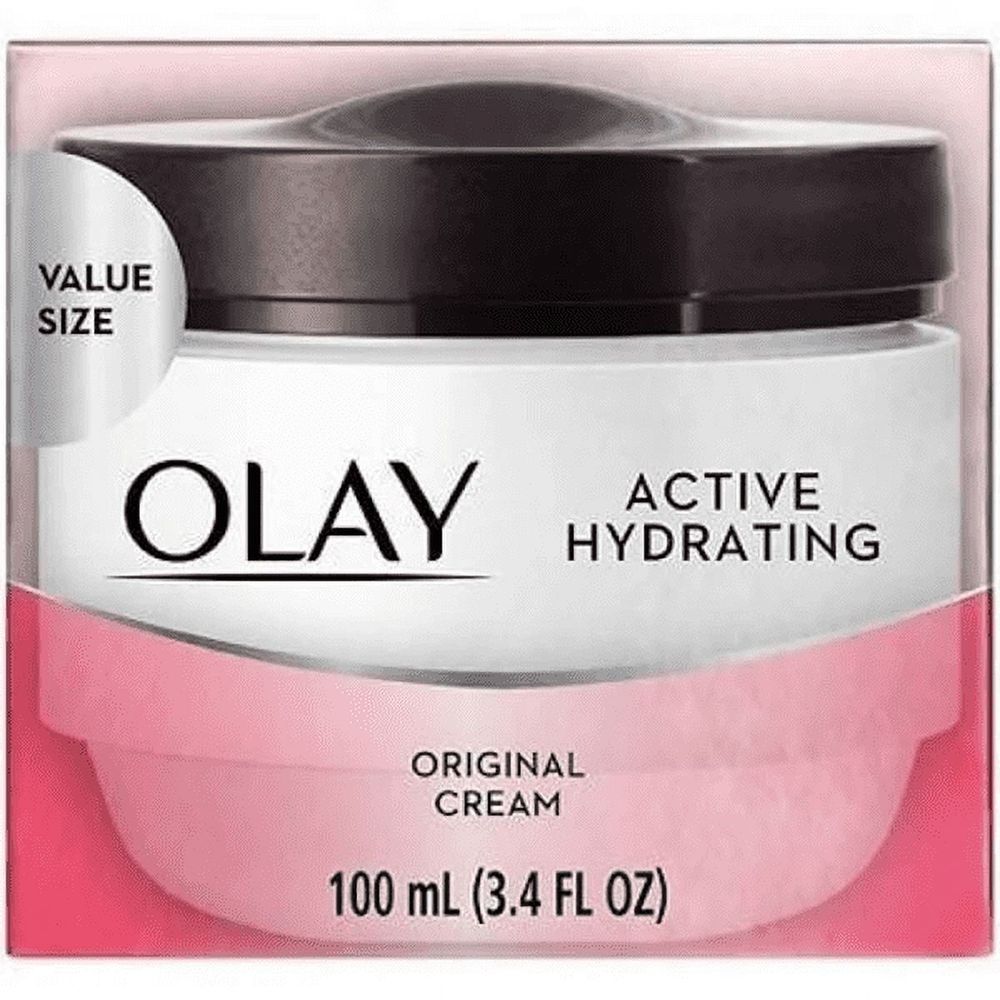 Olay Active Hydrating Cream, Face Moisturizer, 100 mL packaging may vary