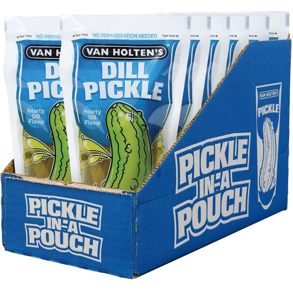 - Jumbo Dill Pickle-In-A-Pouch - 12 Pack