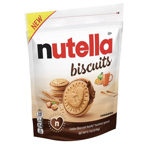 Nutella Biscuits  Hazelnut Spread with Cocoa  Sandwich Cookies (Pack of 4)