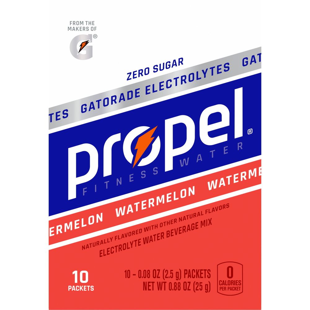 Propel Zero Sugar Watermelon Water Beverage Mix 0.88 Oz 10 Count