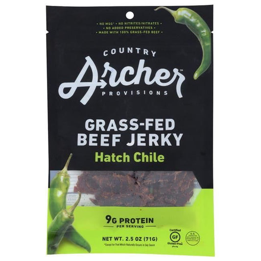 Country Archer KHRM00360689 2.5 oz Beef Hatch Chile Jerky