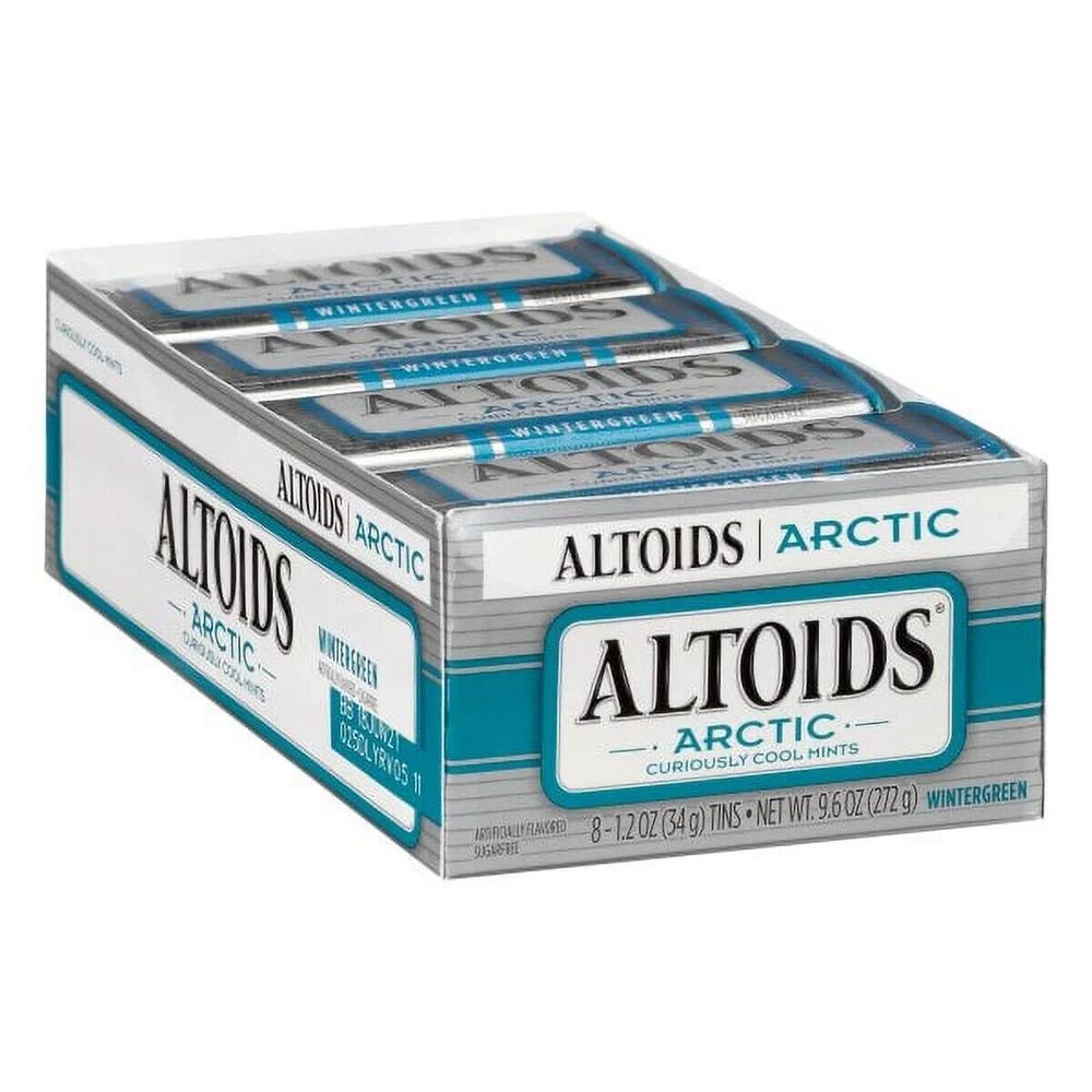 Altoids Arctic Peppermint Mints, 1.2-Ounce Tin (Pack of 8)