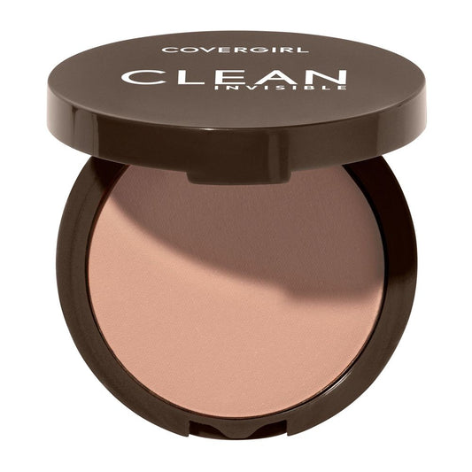 COVERGIRL Clean Invisible Pressed Powder, 150 Creamy Beige, 0.38 oz