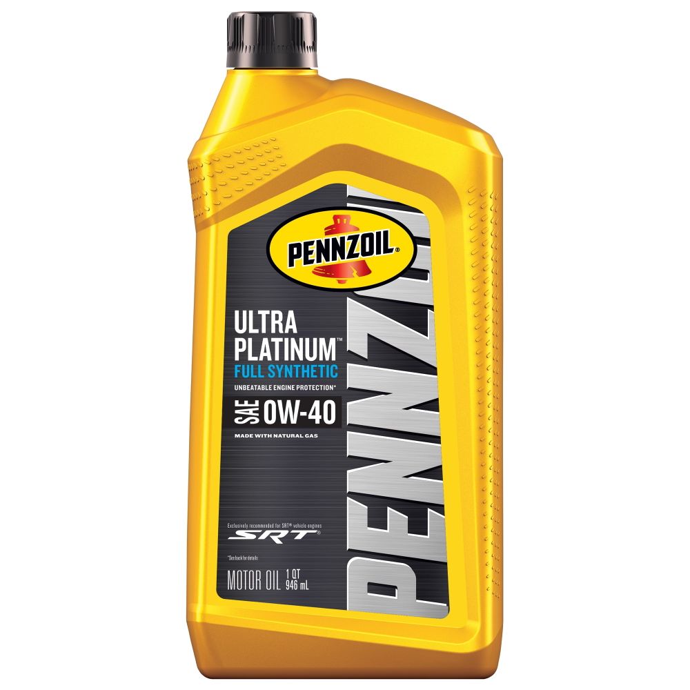 Pennzoil Ultra Platinum Full Synthetic 0W-40 Motor Oil, 1 Quart