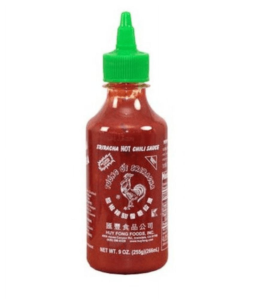 Sriracha Hot Chili Sauce, 9 Ounce Bottle - Huy Fong