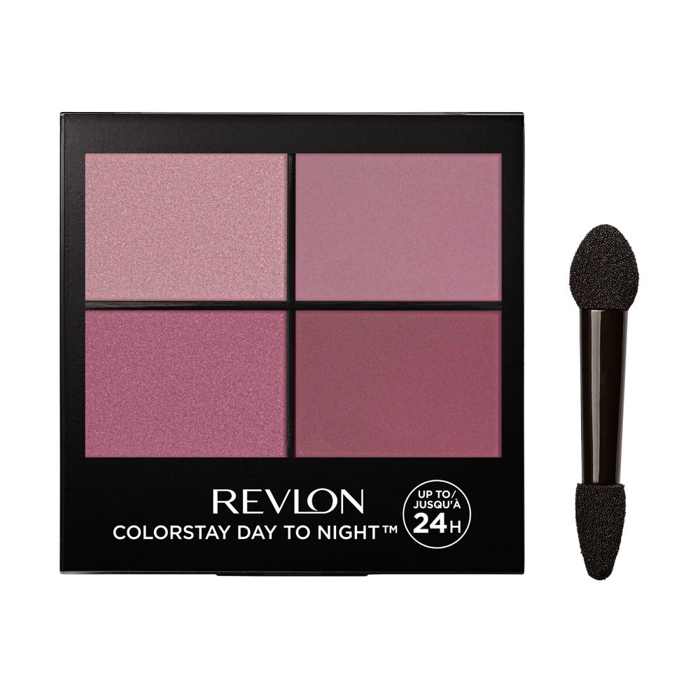 Revlon ColorStay Day to Night Long Lasting Matte and Shimmer Eyeshadow Quad, 575 Exquisite, 0.16 oz