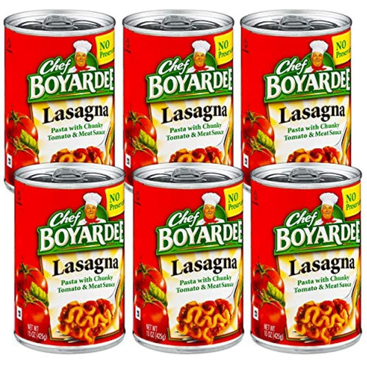 Chef Boyardee, Lasagna, 15Oz Can (Pack Of 6)