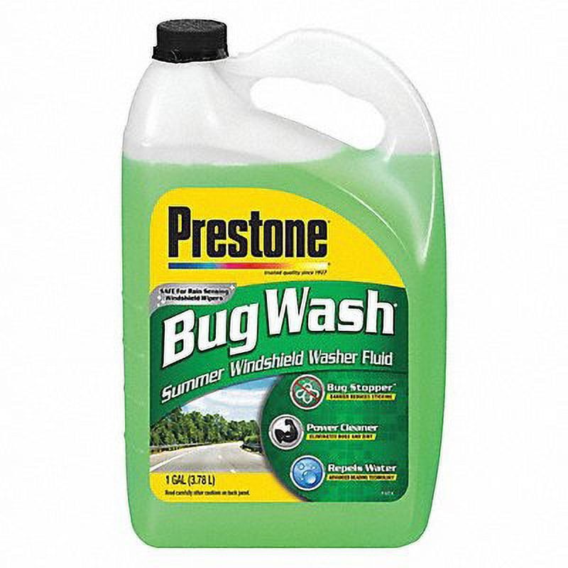 6PC PRESTONE Windshield Washer 1 gal Size Bottle