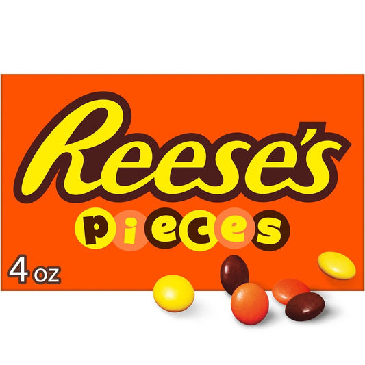 Reese's Pieces Peanut Butter in a Crunchy Shell Candy, Box 4 oz