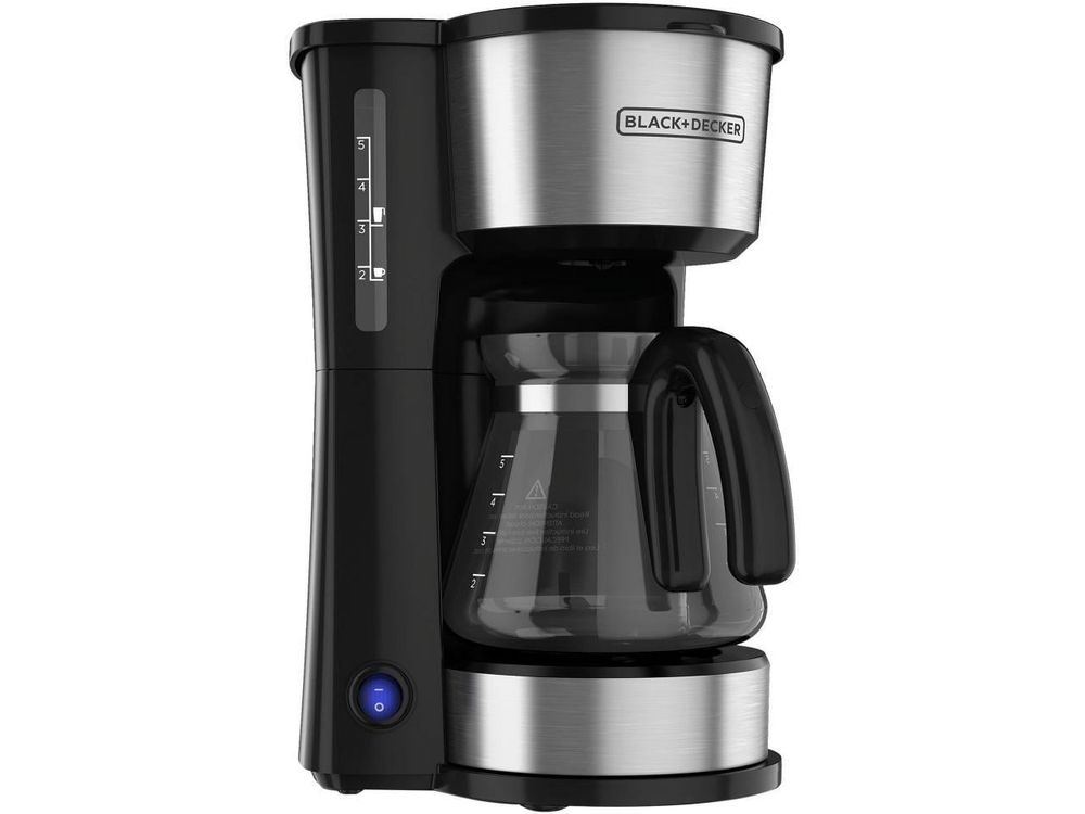 Black & Decker CM0755S 5 Cup Drip Coffee Maker, Stainless Steel