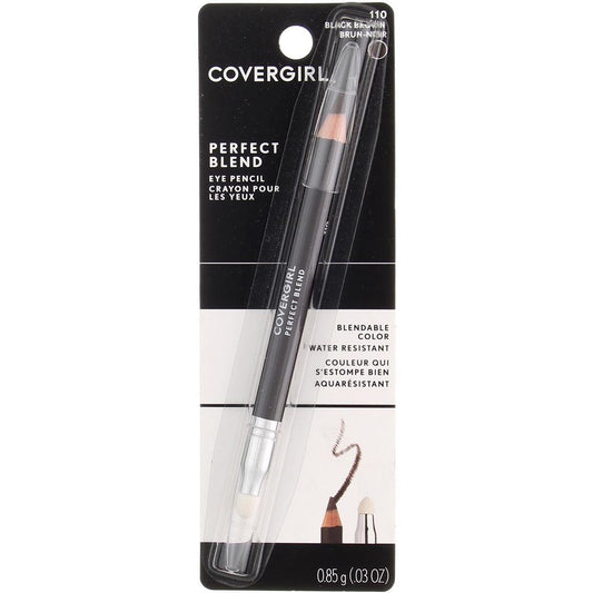 CoverGirl Perfect Blend Eye Pencil, Black Brown [110] 0.03 oz