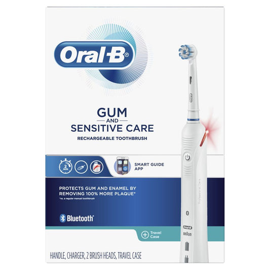 Oral-B Gum and Sensitive Care, Rechargeable Electric Toothbrush, Powered by Braun