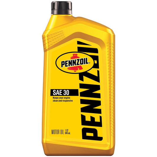 Pennzoil Motor Oil SAE 30 Motor Oil, 1 Quart