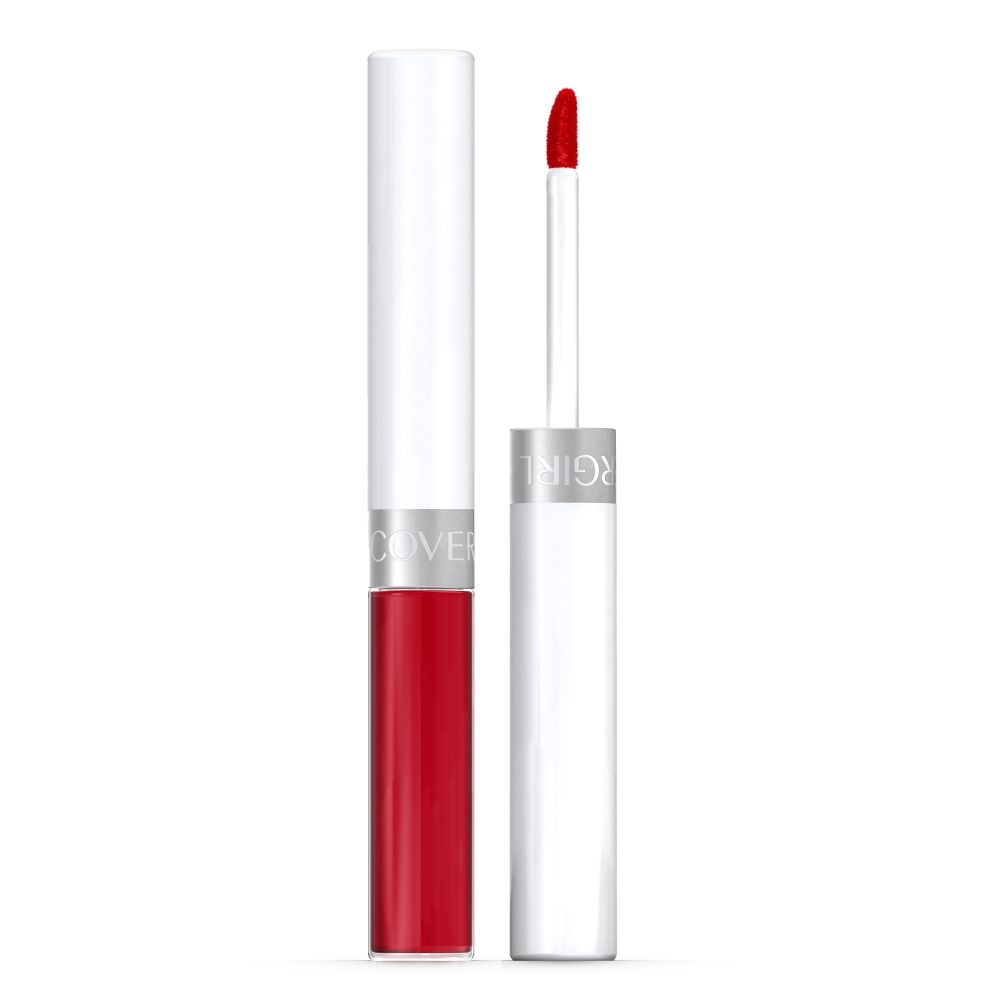 COVERGIRL Outlast All-Day Lip Color Liquid Lipstick and Moisturizing Topcoat, Signature Scarlet