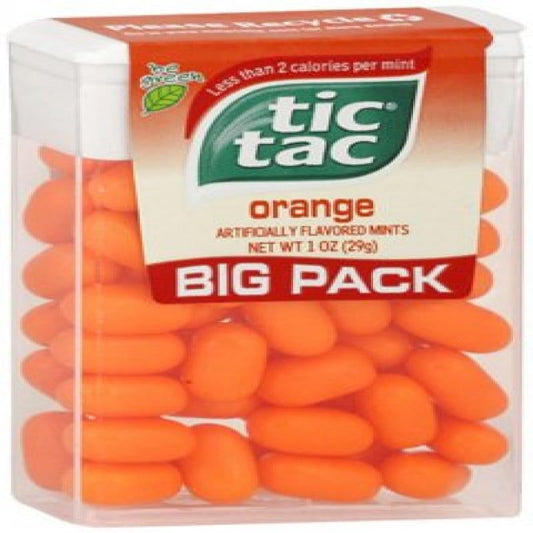 Tic Tac Big Pk Orange Single 1 Oz. 12 Count Case Pack 12 Tic Tac Big Pk Orange Single 1 Oz. 12 Coun