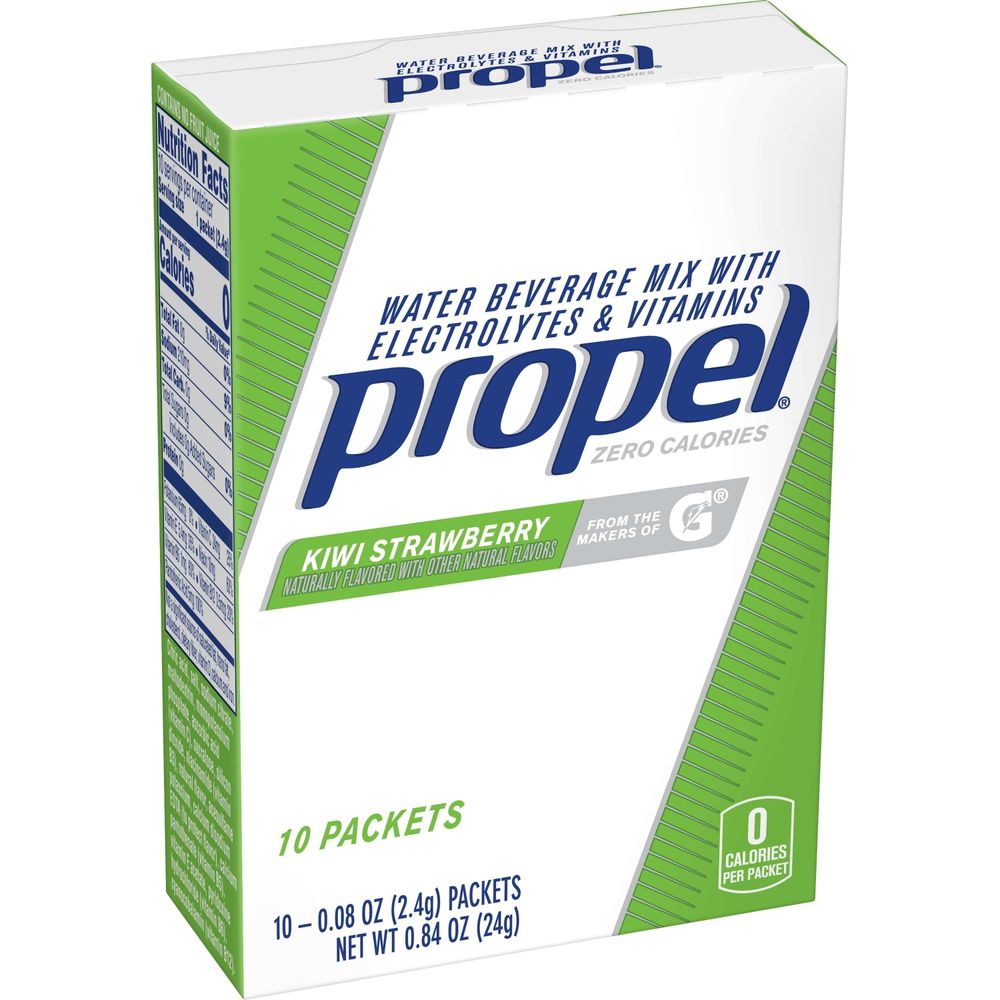 Propel Drink Mix, Kiwi Strawberry, .08 Oz, 10 Packets, 1 Count