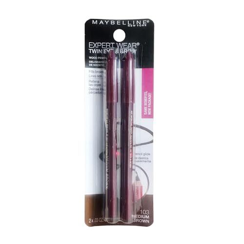 Maybelline Expert Eyes Twin Brow & Eye Pencils 2 Pack of