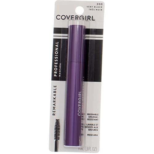 COVERGIRL Professional Remarkable Washable Mascara Black Brown [210] 0.30 oz Pack of