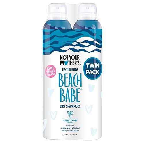 Not Your Mother's Beach Babe Dry Shampoo (2-Pack) - 7 oz Dry Shampoo - Instantly Absorbs Oil - Hair Essentials for Back to School