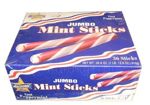 Atkinson's Jumbo Mint Sticks 36 Count Box