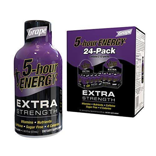 5-hour ENERGY Shot, Extra Strength Grape, 1.93 oz, 24 Count