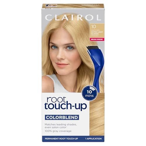 Clairol Root Touch-Up by Nice'n Easy Permanent Hair Dye for Blonde Hair Color with 100% Gray Coverage