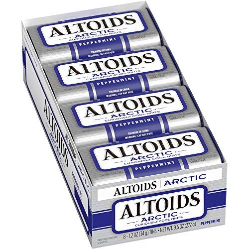 ALTOIDS Arctic Mints, 1.2-Ounce Tin (Pack of 8)